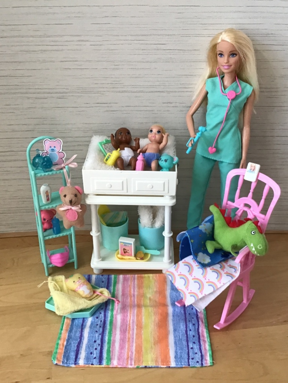 Barbie Doll and Babies